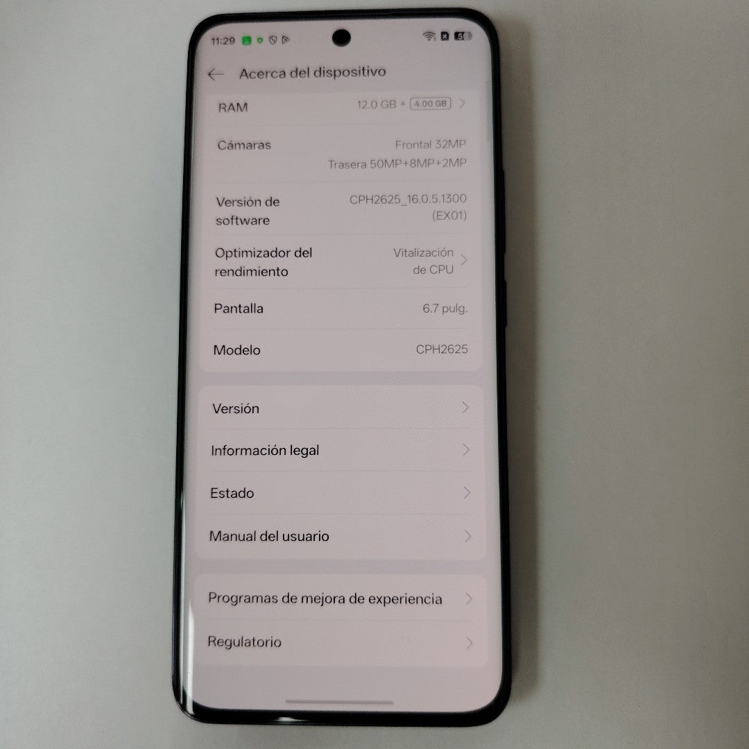 CELULAR OPPO RENO12 5G CPH2625 (2024) 512 GB 12 GB RAM (SEMINUEVO)