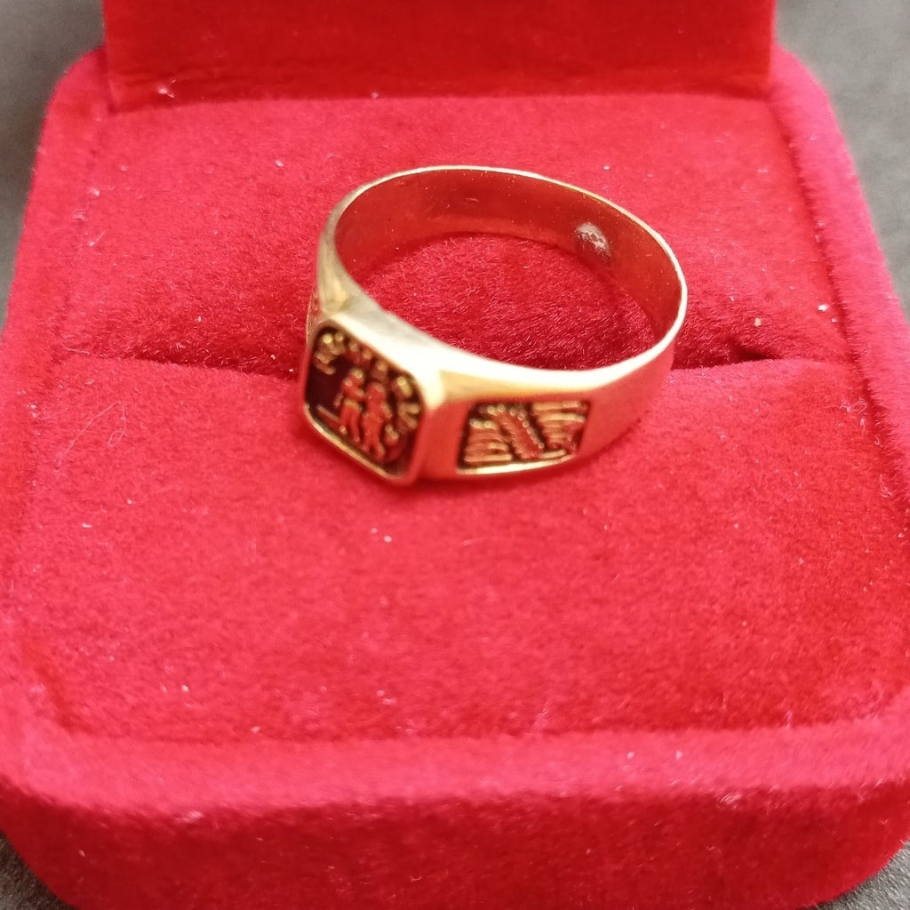 ANILLO DE GRADUACIÓN ORO 8 K 2,20 GRMS (SEMINUEVO)
