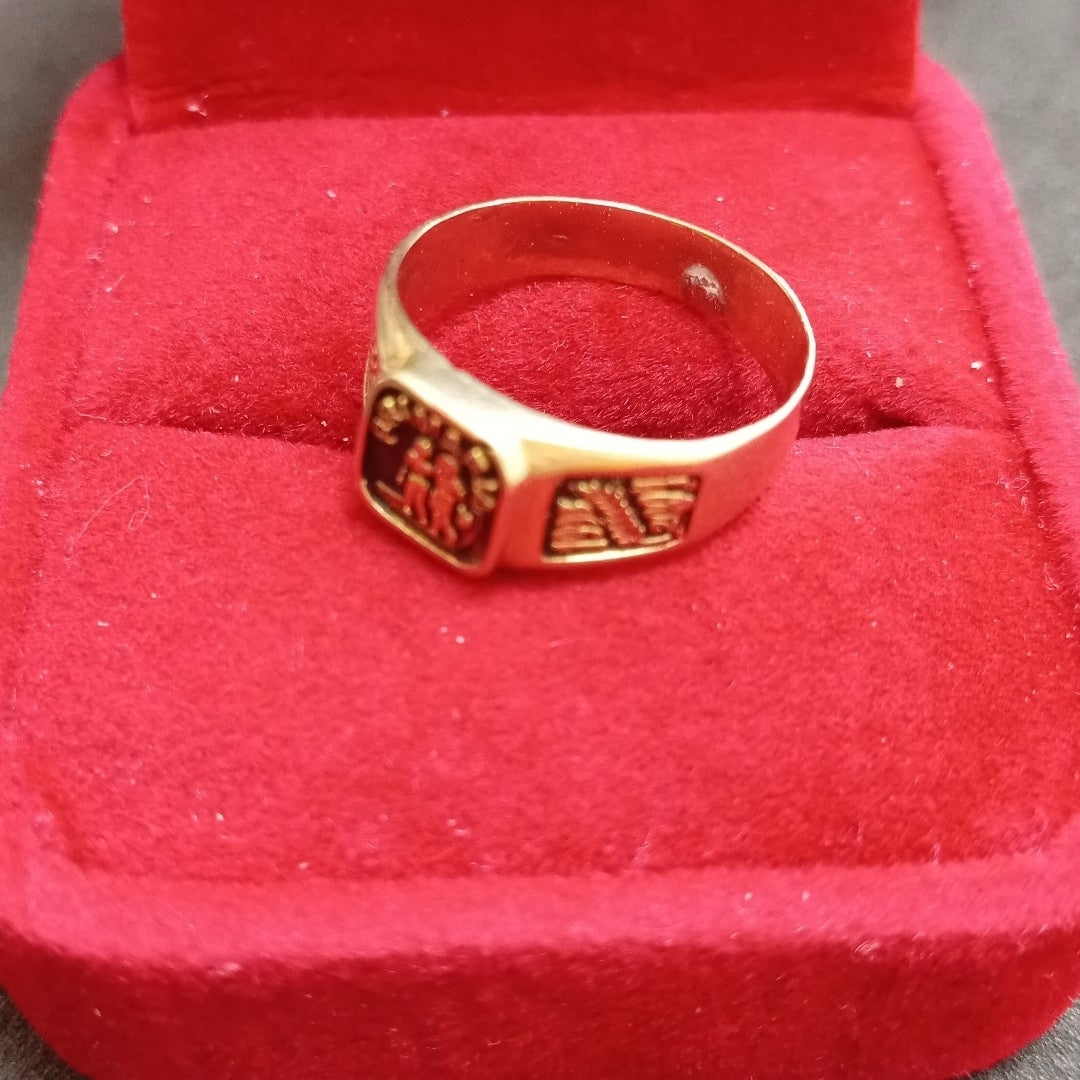 ANILLO DE GRADUACIÓN ORO 8 K 2,20 GRMS (SEMINUEVO)