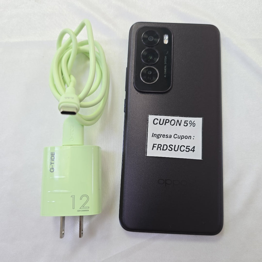 CELULAR OPPO RENO12 5G CPH2625 (2024) 512 GB 12 GB RAM (SEMINUEVO)