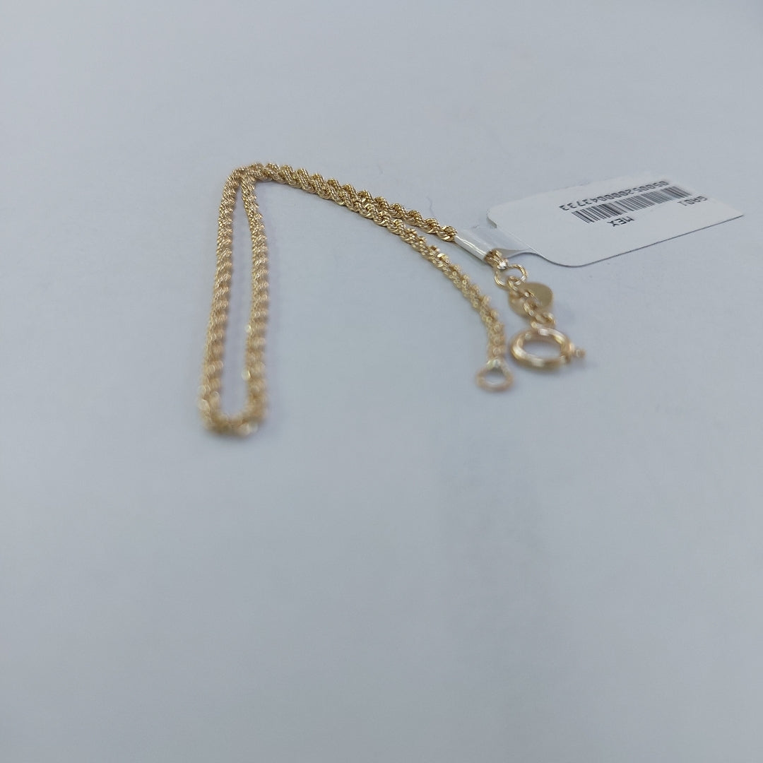 PULSERA TORZAL 10K 21 CM 1.8 GR (NUEVO)