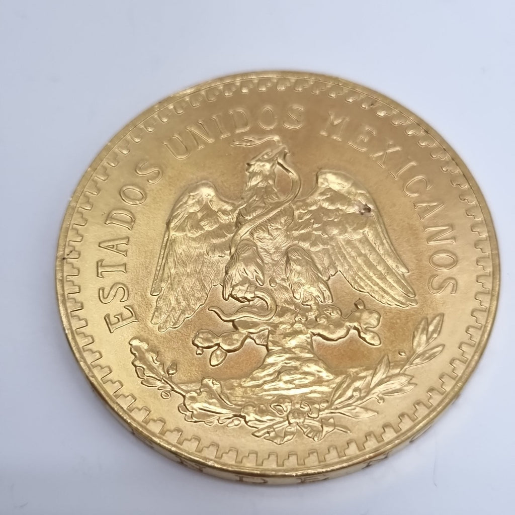 K1 41.6 GRMS 21 K IDENTIFICACIÓN MONEDA NOMINATIVA MONEDAS PESOS 50 PESOS (SEMINUEVO)
