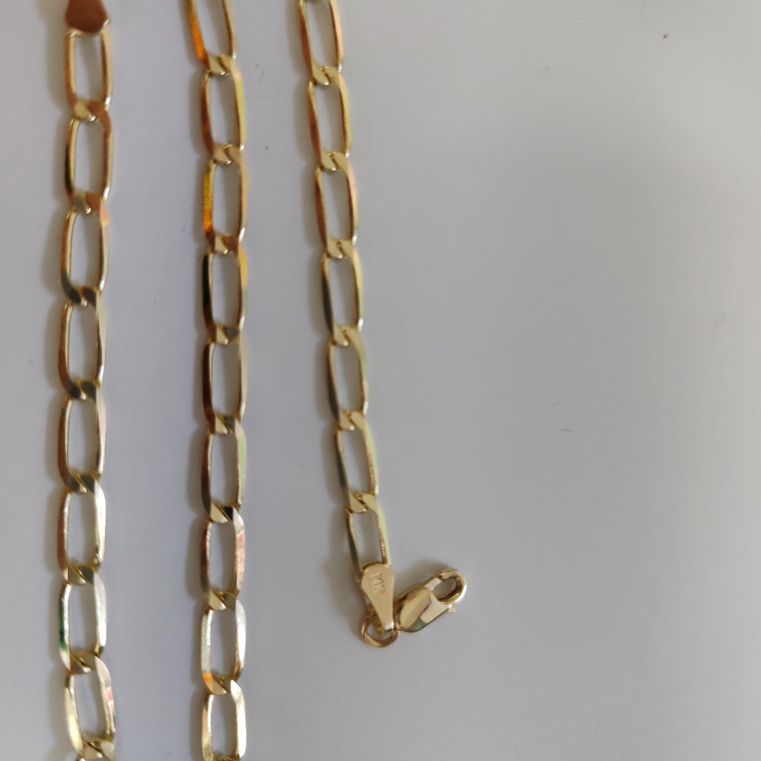CADENA ESLABONES 14K 60 CM 11.8 GR (NUEVO)