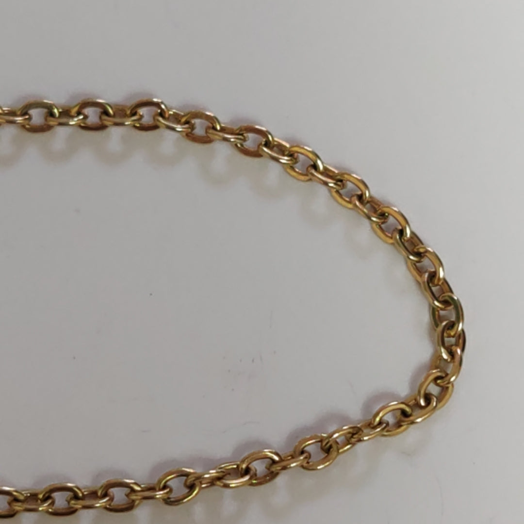 PULSERA TEJIDO ESPECIAL CON ESTRELLA 14K 18 CM 1.4 GR PLL 21 (NUEVO)