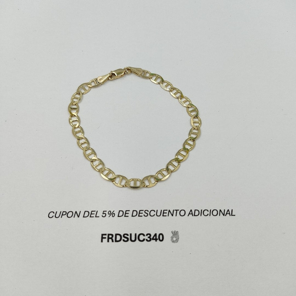 PULSERA GUCHI 10K 18 CM 4.2 GR (NUEVO)