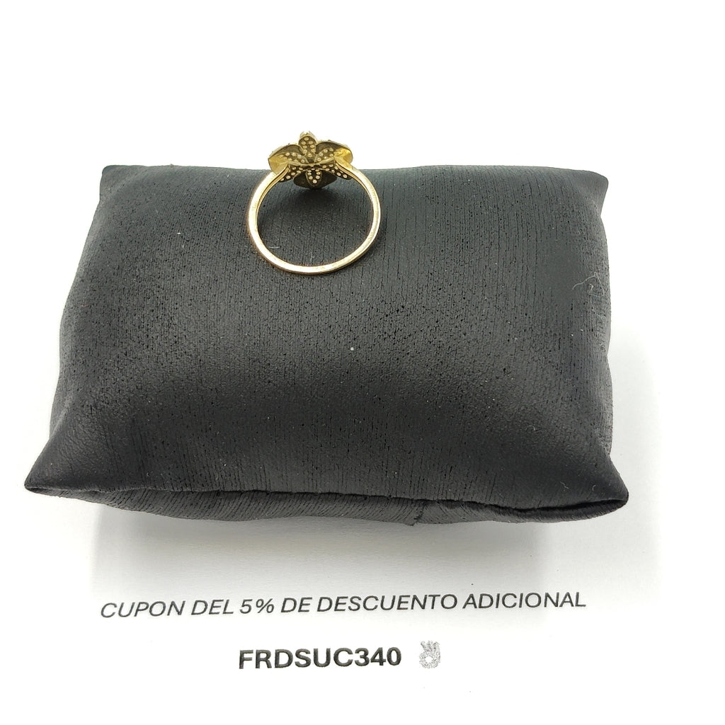 ANILLO FLOR 14K 7 TALLA 1.6 GR ADR 115 (NUEVO)