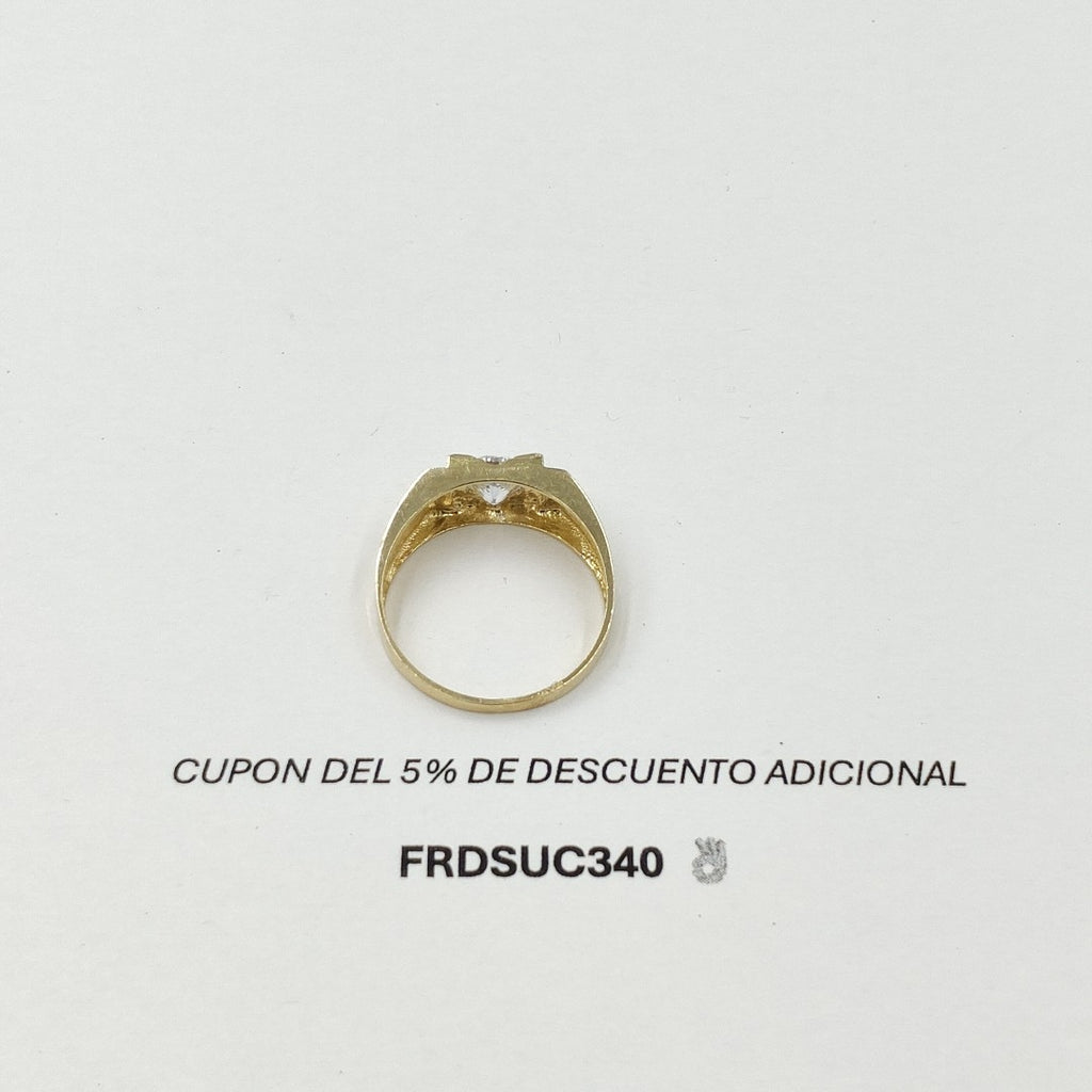 ANILLO CON CIRCONIA 14K 12 TALLA 4.2 GR ACB 32 (NUEVO)