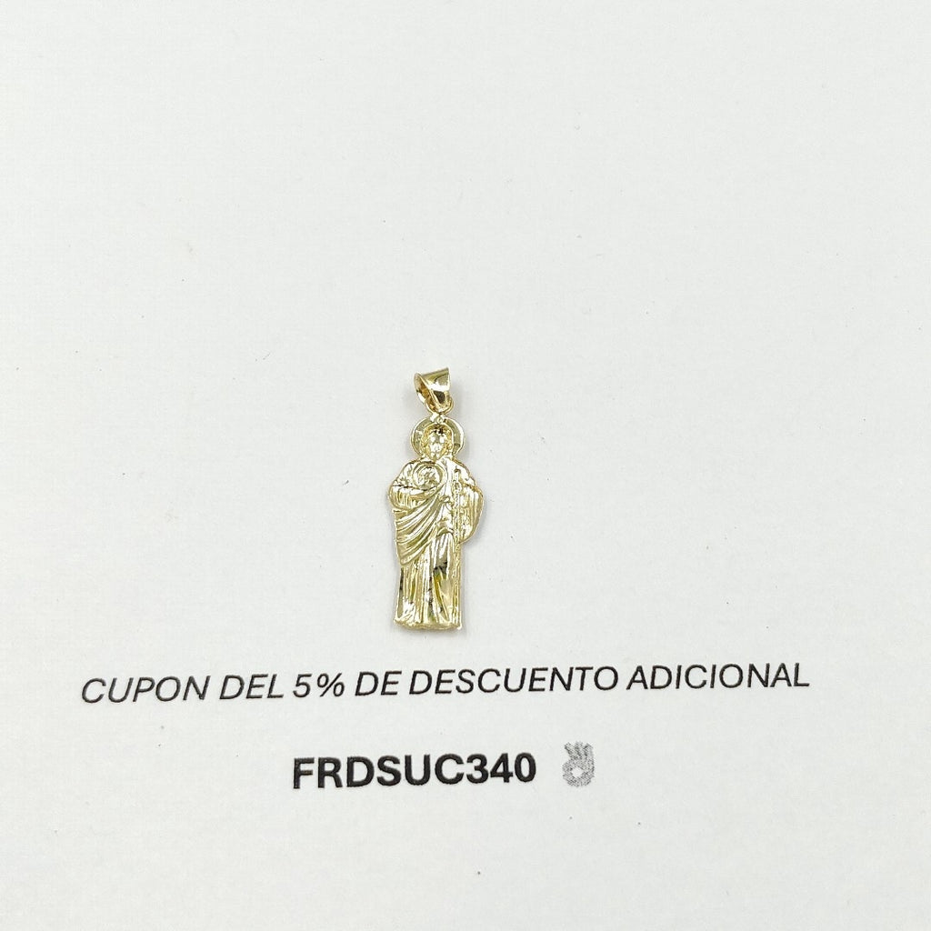 DIJE SAN JUDAS COMBINADO 14K 0.6 GR DCSJ 1 (NUEVO)