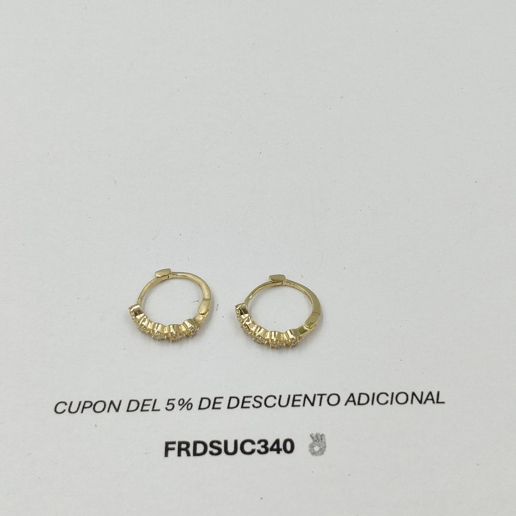 ARETES PIEDRA ARRACADAS FIG CORAZON 14K 2.5 GR H 0045 (NUEVO)
