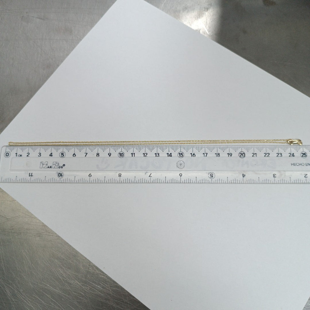 CADENA TORZAL 14K 50 CM 2.7 GR TDO025 (NUEVO)