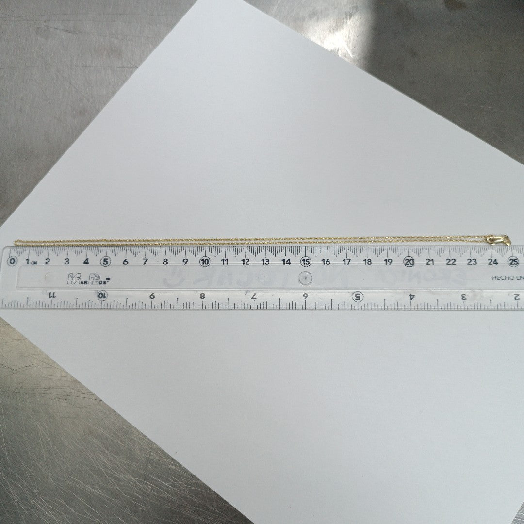 CADENA TORZAL 14K 50 CM 2.7 GR TDO025 (NUEVO)