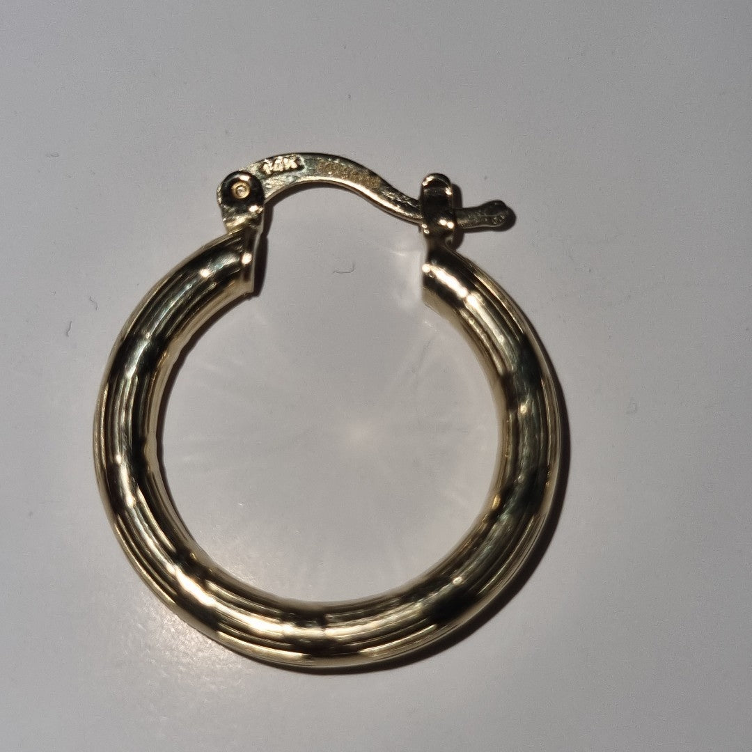 ARETES ARRACADAS 14K 2.8 GR (NUEVO)