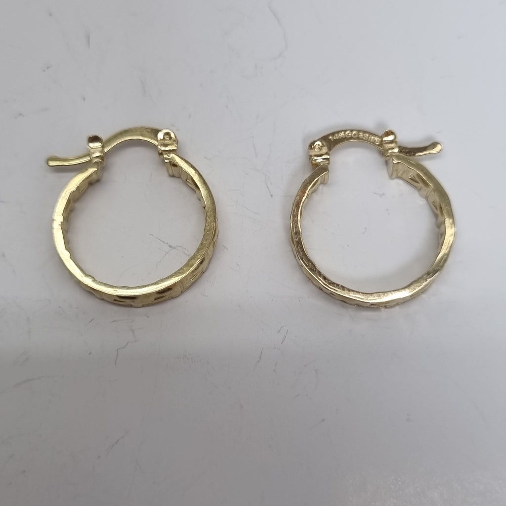 ARETES ARRACADAS FIG GRECAS 14K 1.8 GR (NUEVO)