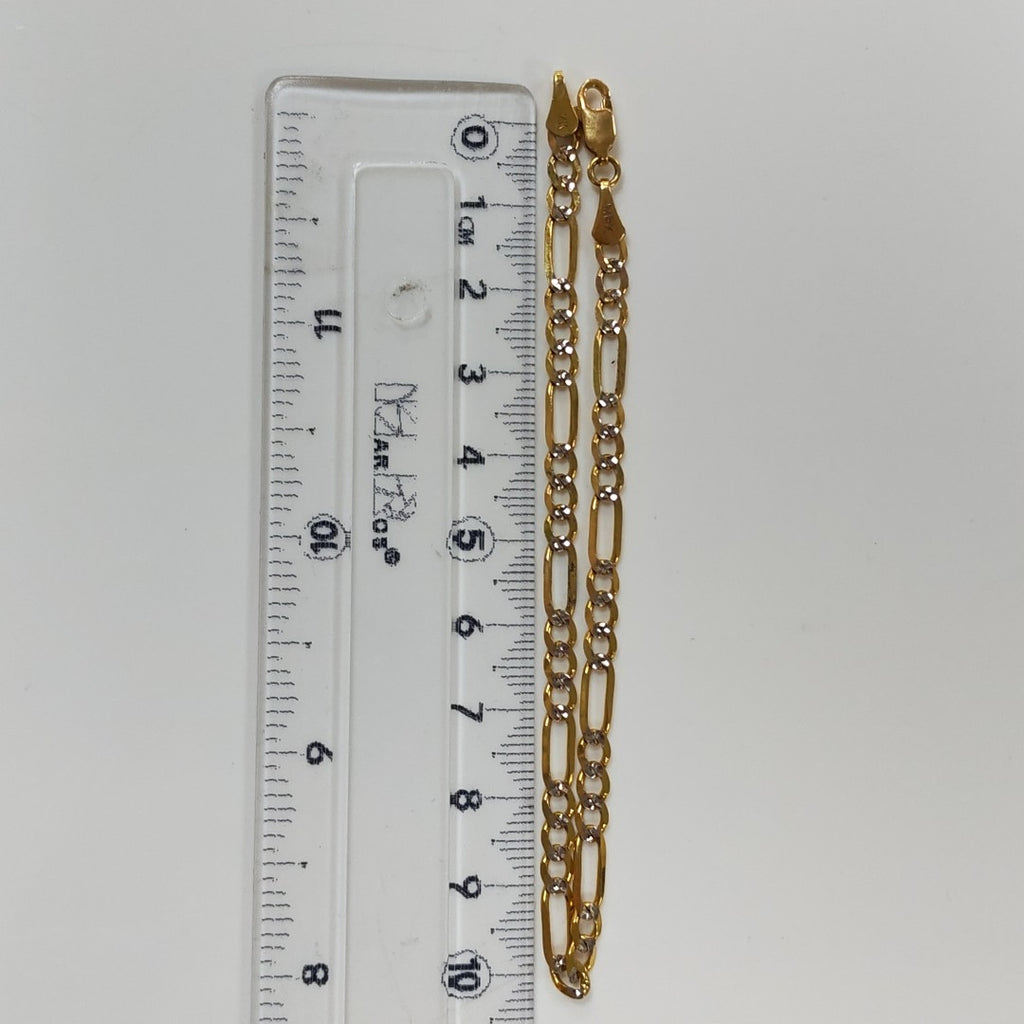 PULSERA 3X1 14K 21 CM 4.7 GR (NUEVO)