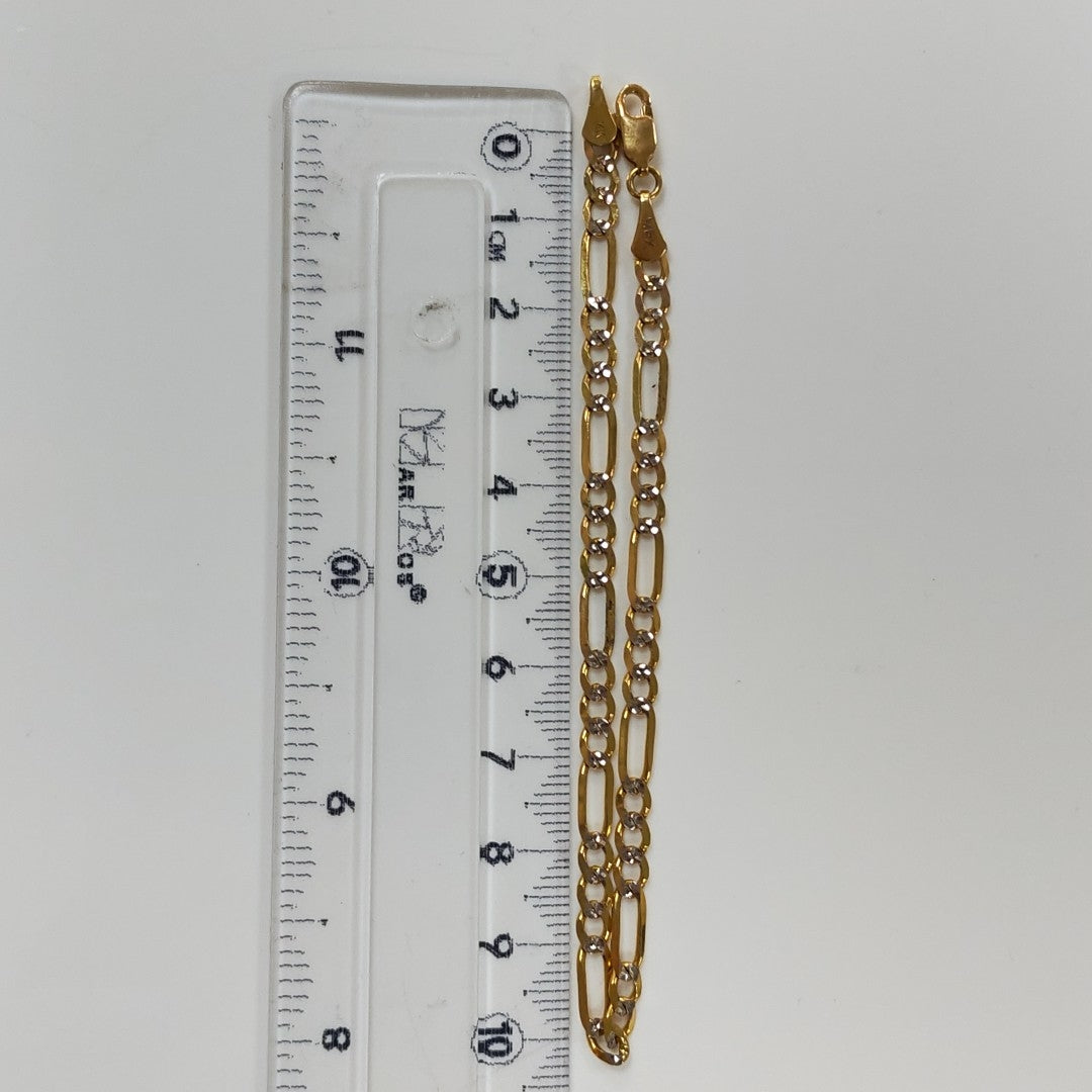 PULSERA 3X1 14K 21 CM 4.7 GR (NUEVO)
