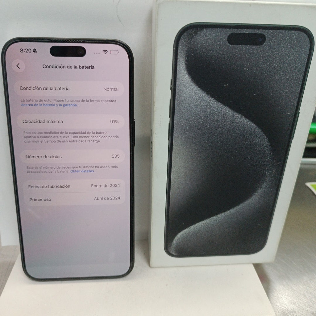 CELULAR APPLE IPHONE 15 PRO MAX A3105 (2023) 512 GB 8 GB RAM (SEMINUEVO)