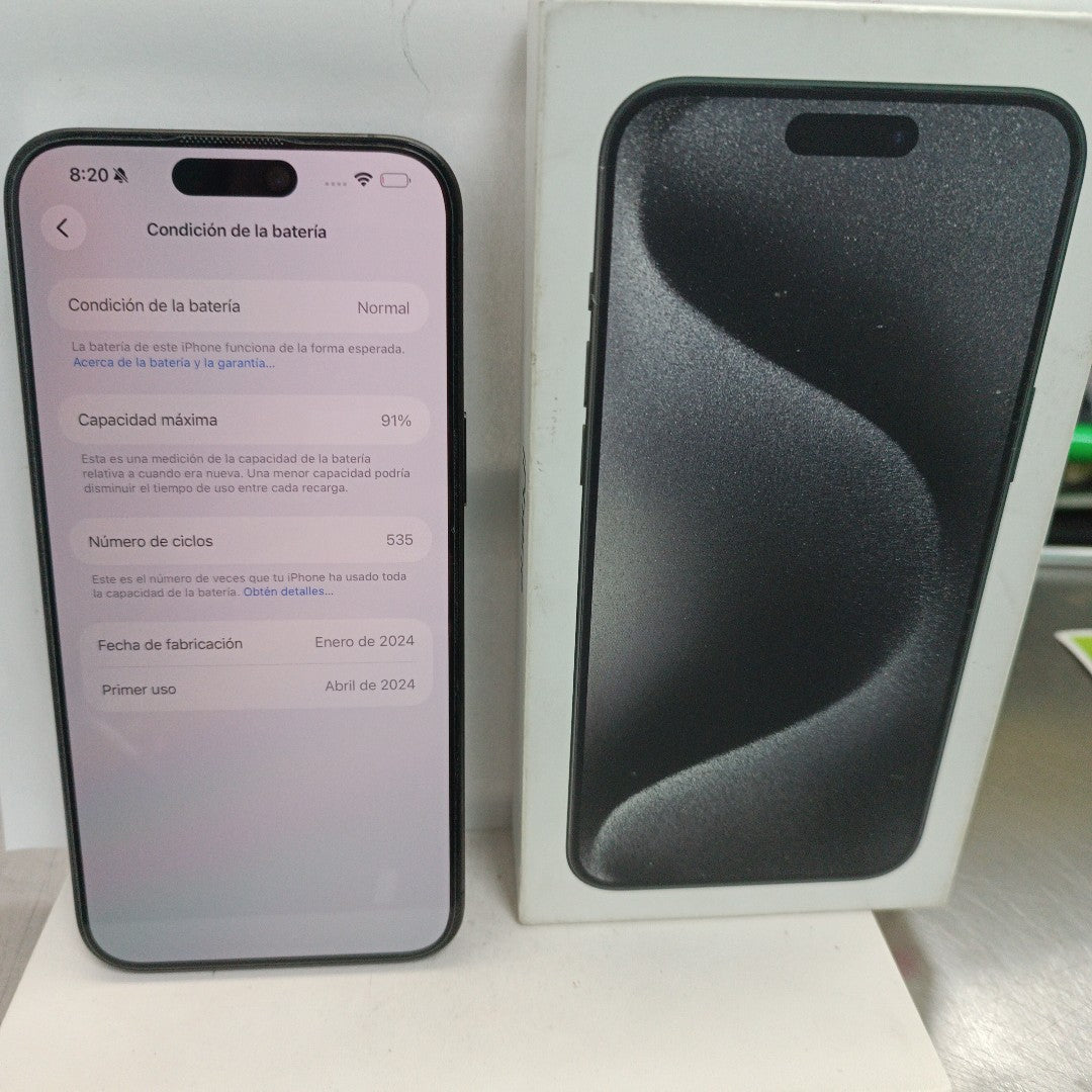 CELULAR APPLE IPHONE 15 PRO MAX A3105 (2023) 512 GB 8 GB RAM (SEMINUEVO)