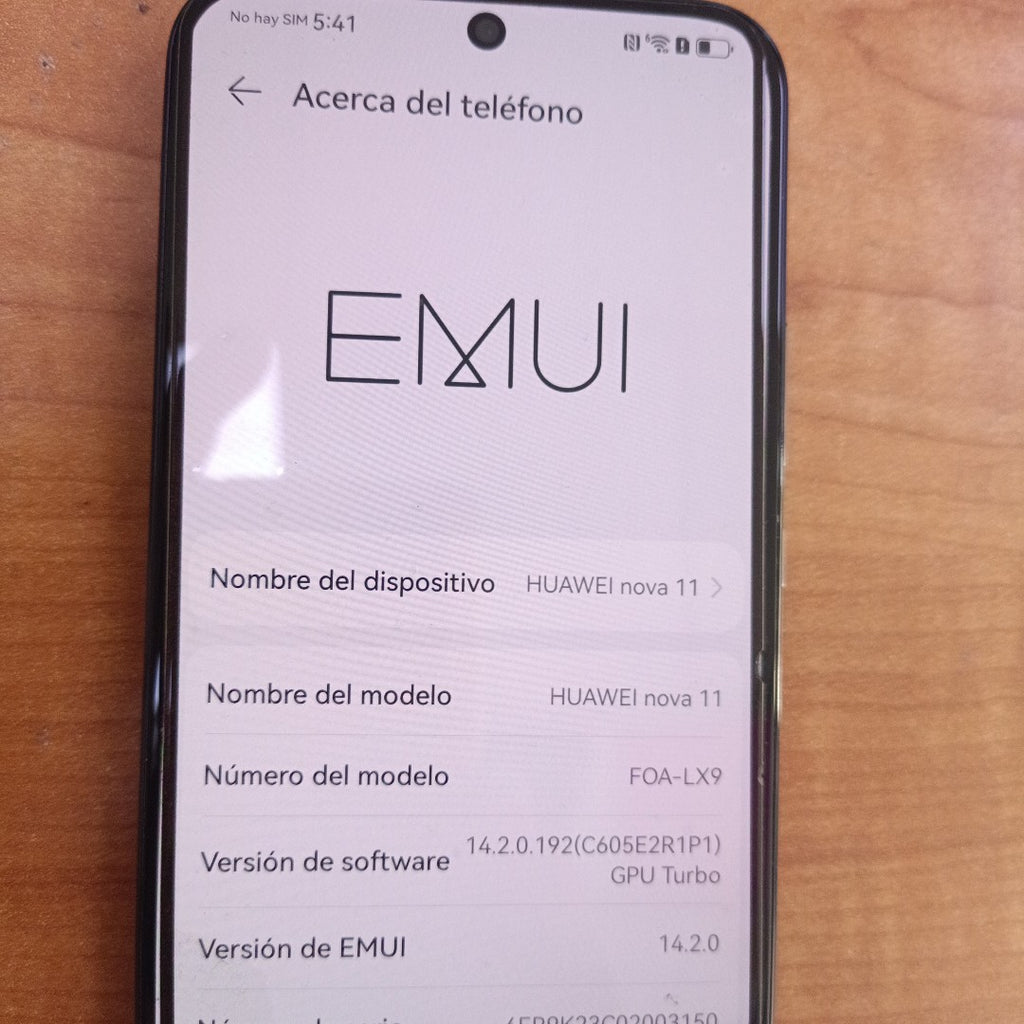 CELULAR HUAWEI NOVA 11 FOA-LX9 (2023) 256 GB 8 GB RAM (SEMINUEVO)