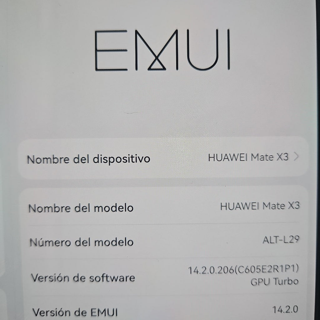 CELULAR HUAWEI MATE X3 ALT-L29 (2023) 512 GB 12 GB RAM (SEMINUEVO)