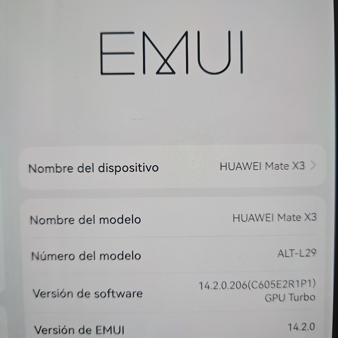 CELULAR HUAWEI MATE X3 ALT-L29 (2023) 512 GB 12 GB RAM (SEMINUEVO)
