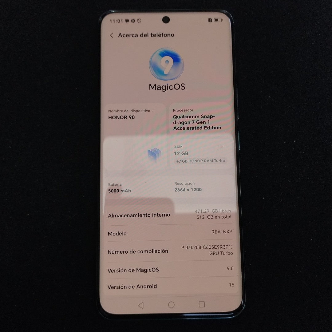 CELULAR HONOR 90 REA-NX9 (2023) 512 GB 12 GB RAM (SEMINUEVO)