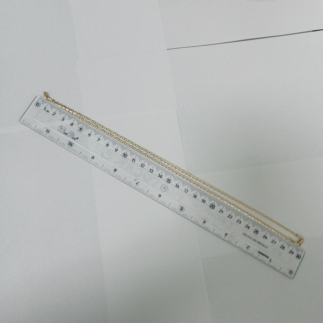 CADENAS TEJIDO GUCHI ORO 10K 60 CM 4.7 GR (NUEVO)