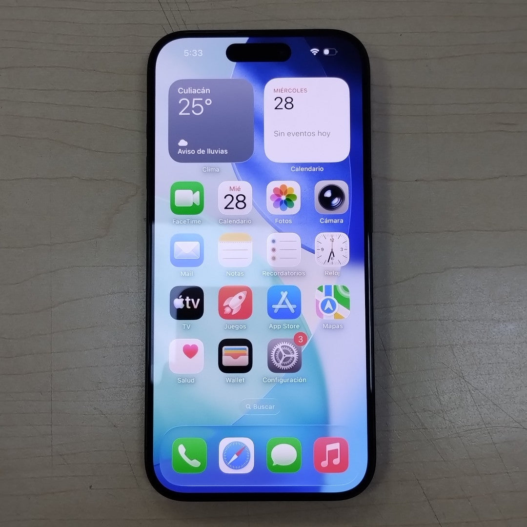 CELULAR APPLE IPHONE 15 PRO A2848 (2023) 256 GB 8 GB RAM (SEMINUEVO)
