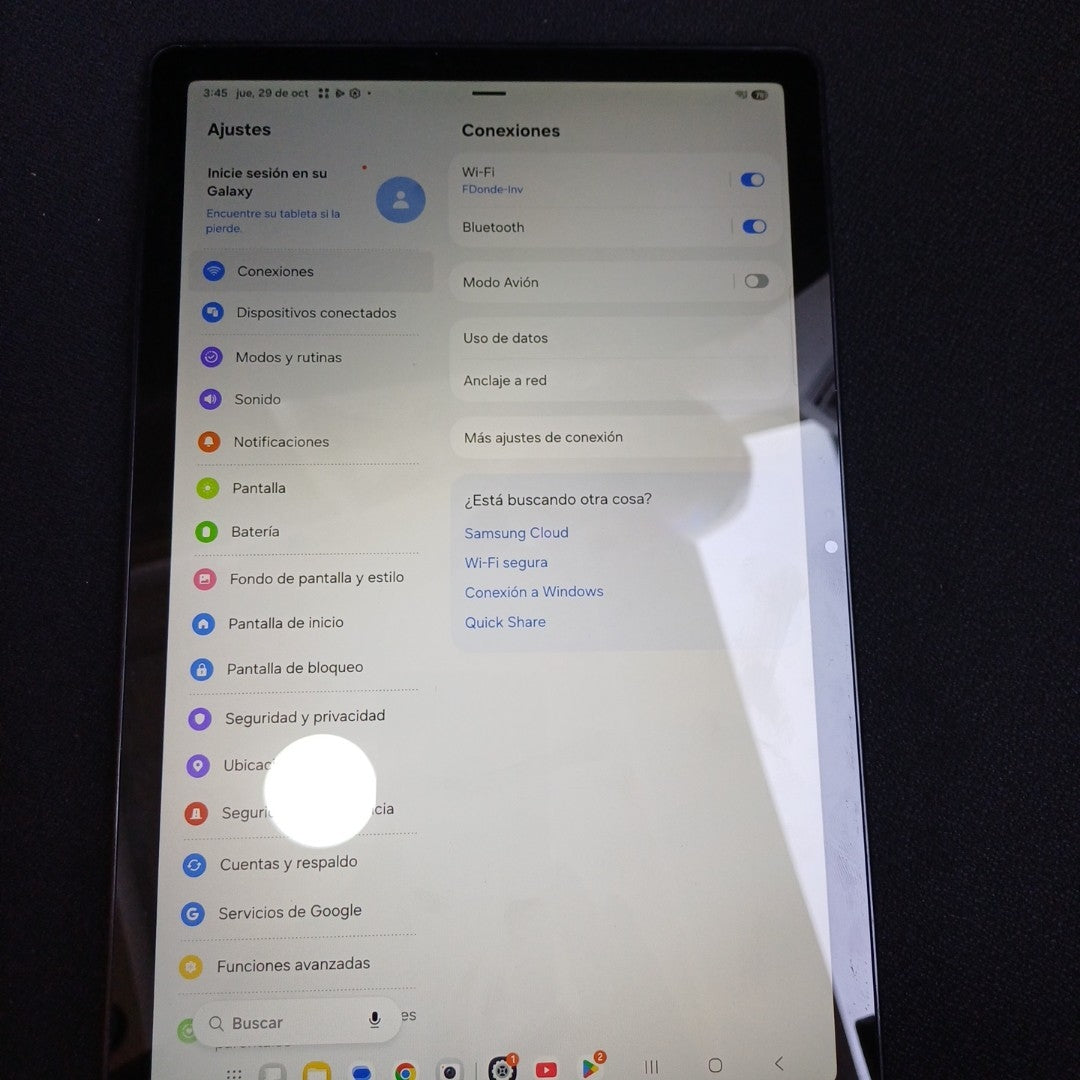 TABLETA SAMSUNG GALAXY TAB A11+ SM-X230 (2025) 128 GB 6 GB RAM (SEMINUEVO)