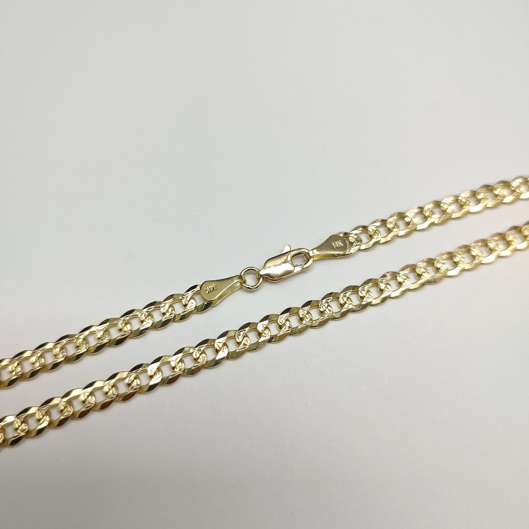 CADENA BARBADA 14K 60 CM 20.6 GR (NUEVO)