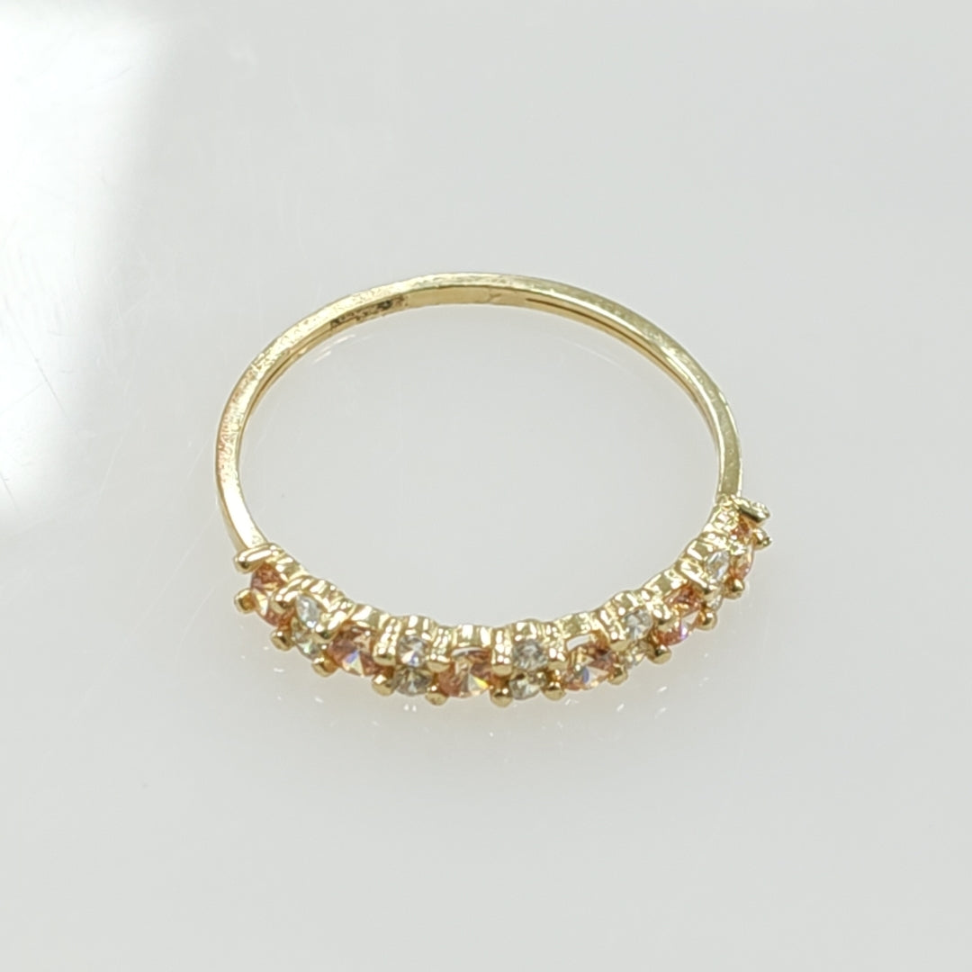 ANILLO PIEDRA COMBINADA 14K 8 TALLA 1.1 GR ADR 114 (NUEVO)