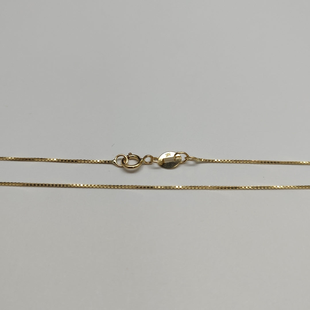 CADENA VENECIANO 14K 55 CM 1.7 GR (NUEVO)