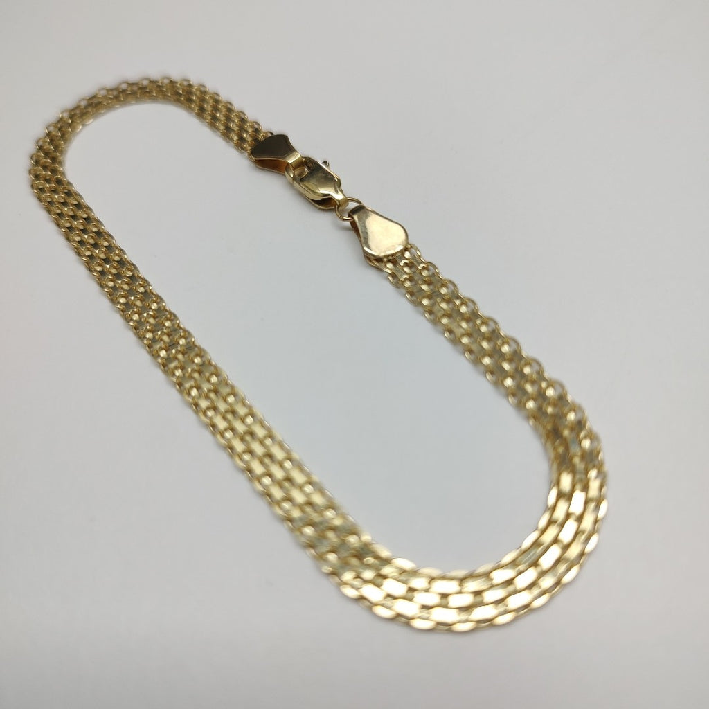 PULSERA ESPECIAL 14K 21 CM 5.1 GR (NUEVO)