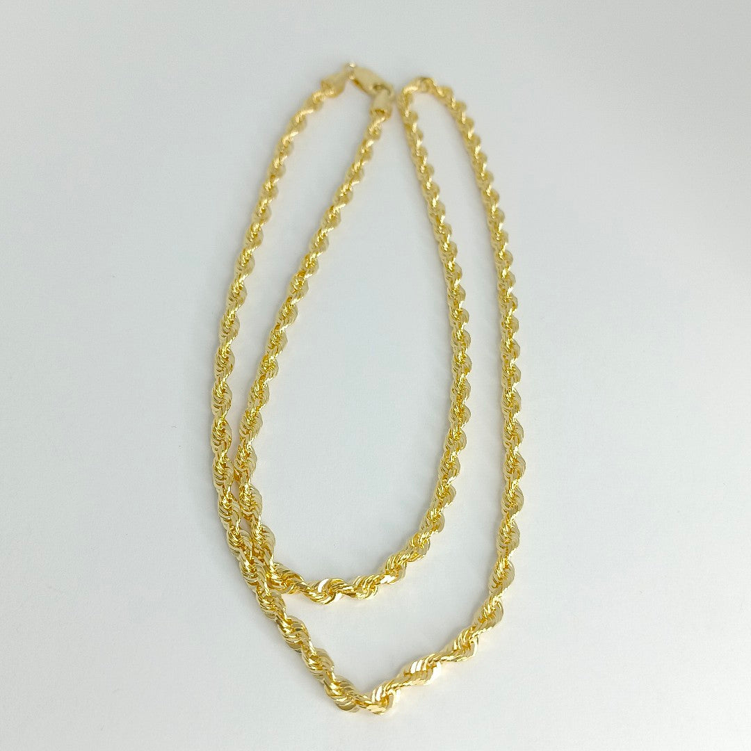 CADENAS TORSAL ORO 14K 18.5 (NUEVO)