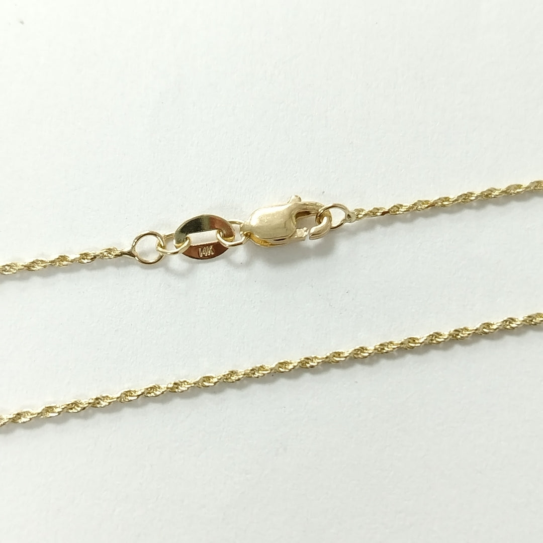 CADENA TORZAL 14K 50 CM 2.7 GR TDO025 (NUEVO)