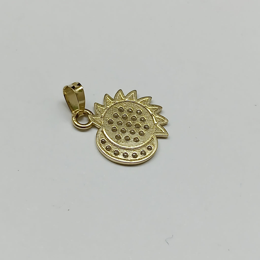 DIJE ECLIPSE CON CIRCONIAS 14K 1.2 GR DDR 106 (NUEVO)