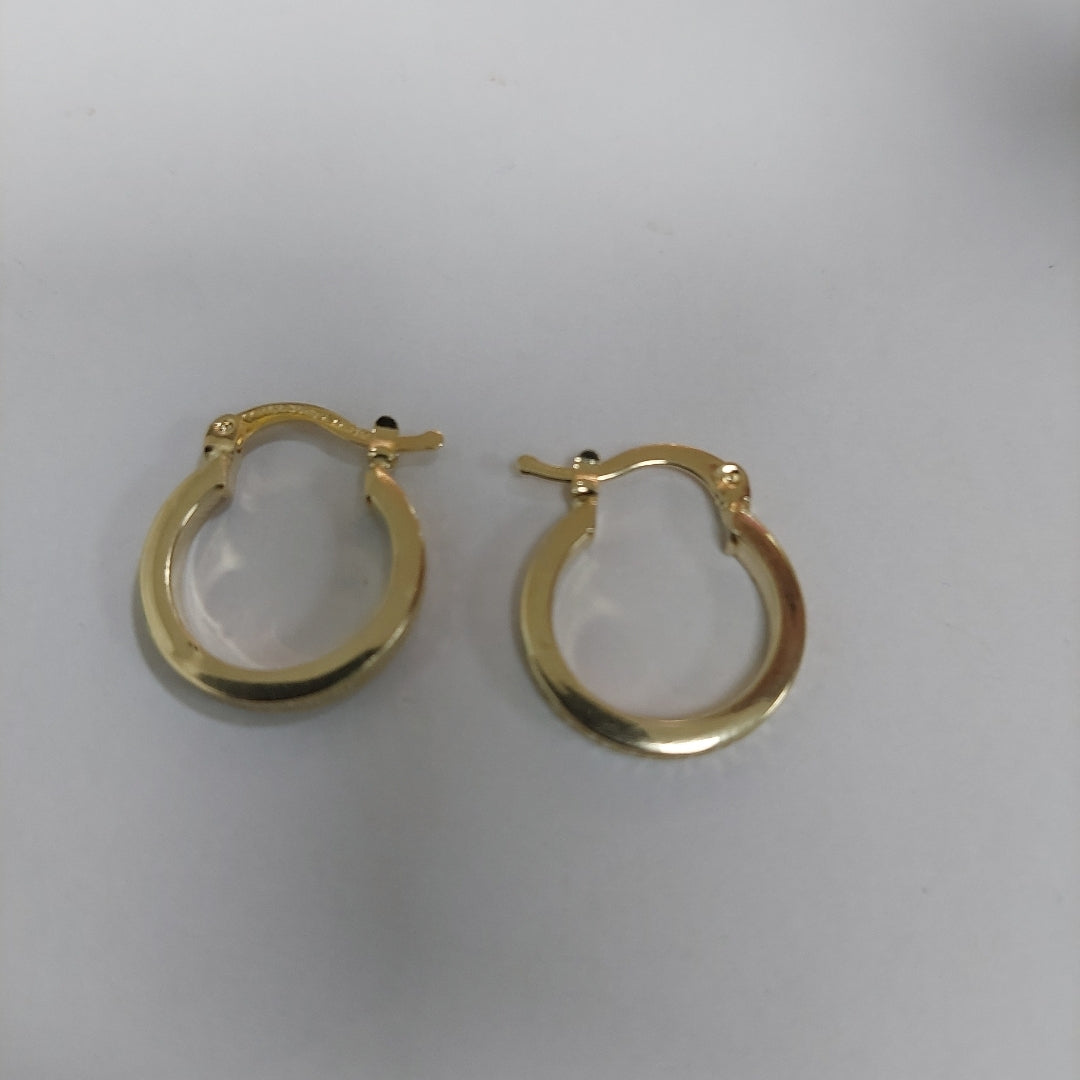 ARETES ARRACADAS GRECAS 14K 1.2 GR ECT2 V (NUEVO)