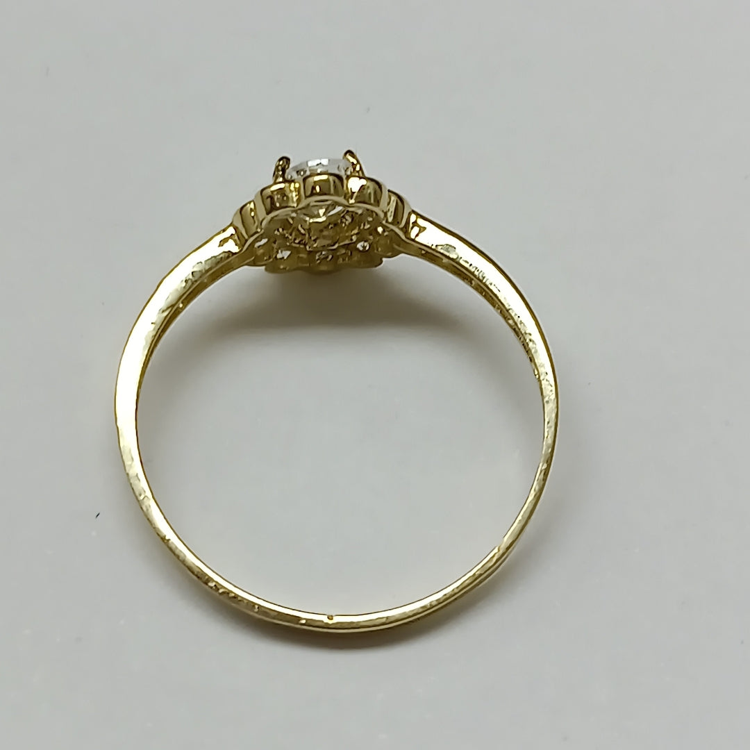ANILLITO CON CIRCONIAS 14K 8 TALLA 1.6 GR ADP 60 (NUEVO)