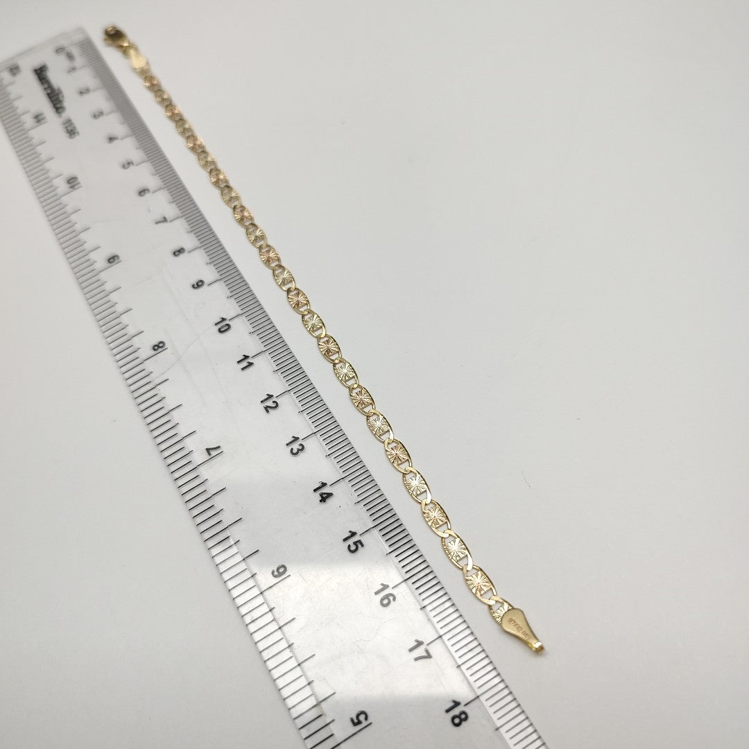PULSERA GUCHI 14K 18 CM 3.1 GR (NUEVO)