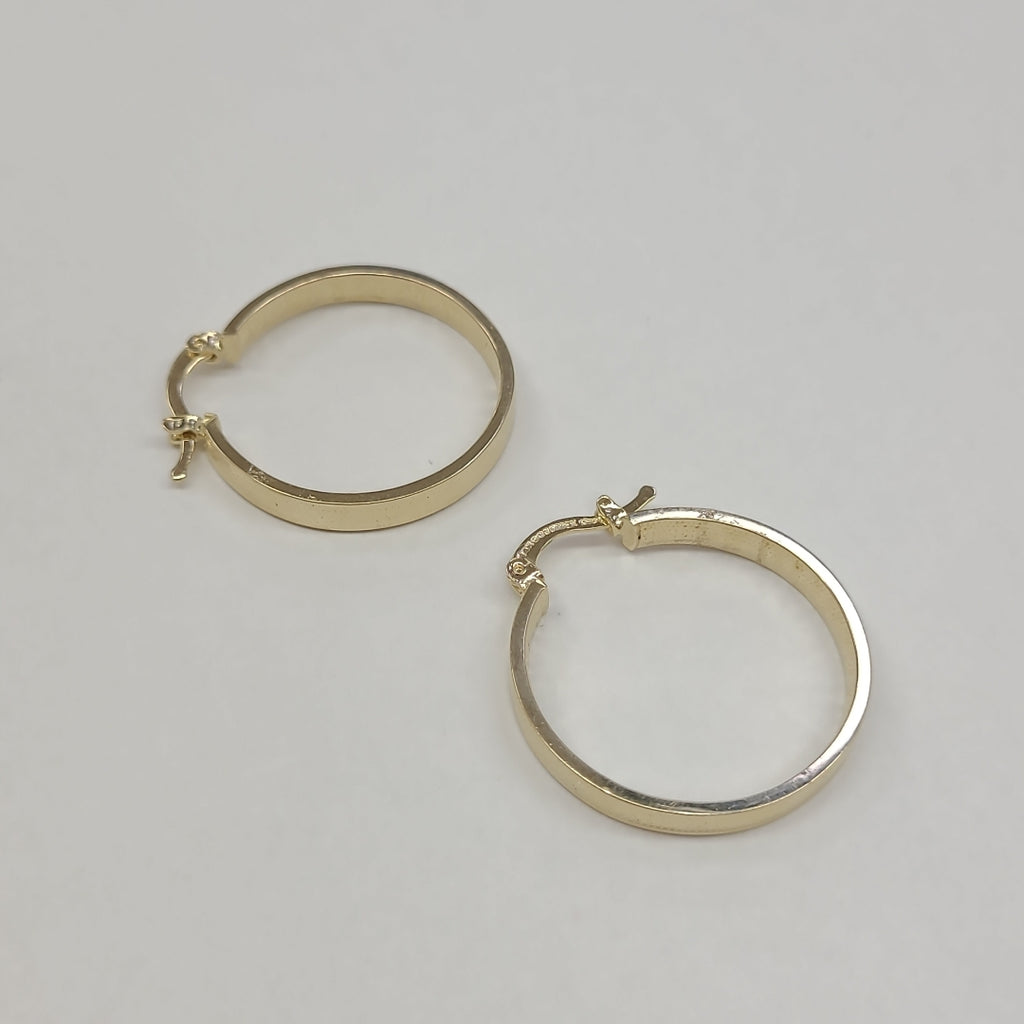 ARETES ARRACADAS CON NUMEROS ROMANOS 14K 2.8 GR ETT 01 (NUEVO)