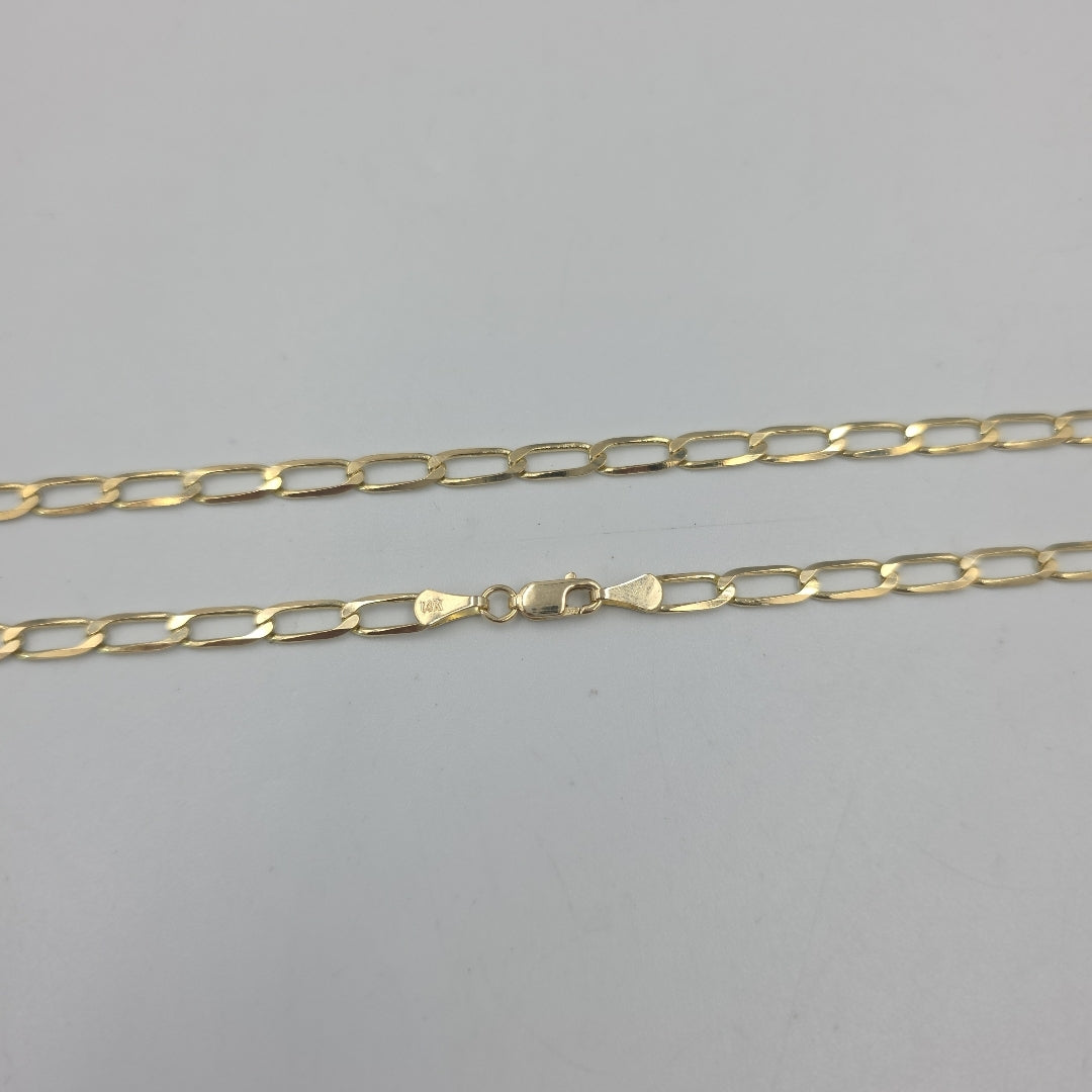 CADENA ESLABONES 14K 50 CM 9.9 GR RP100 50 (NUEVO)