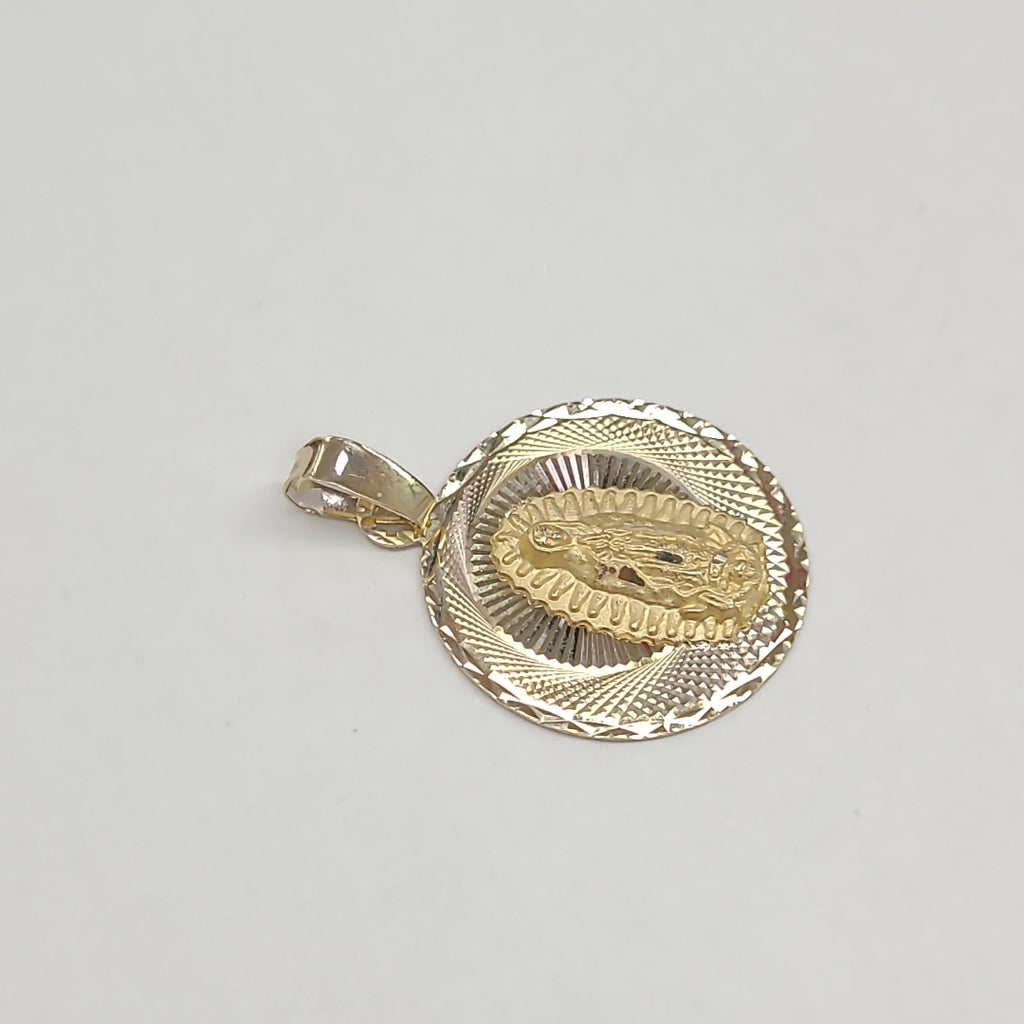 DIJE MEDALLA RELIGIOSA 14K 0.8 GR MR 6 (NUEVO)