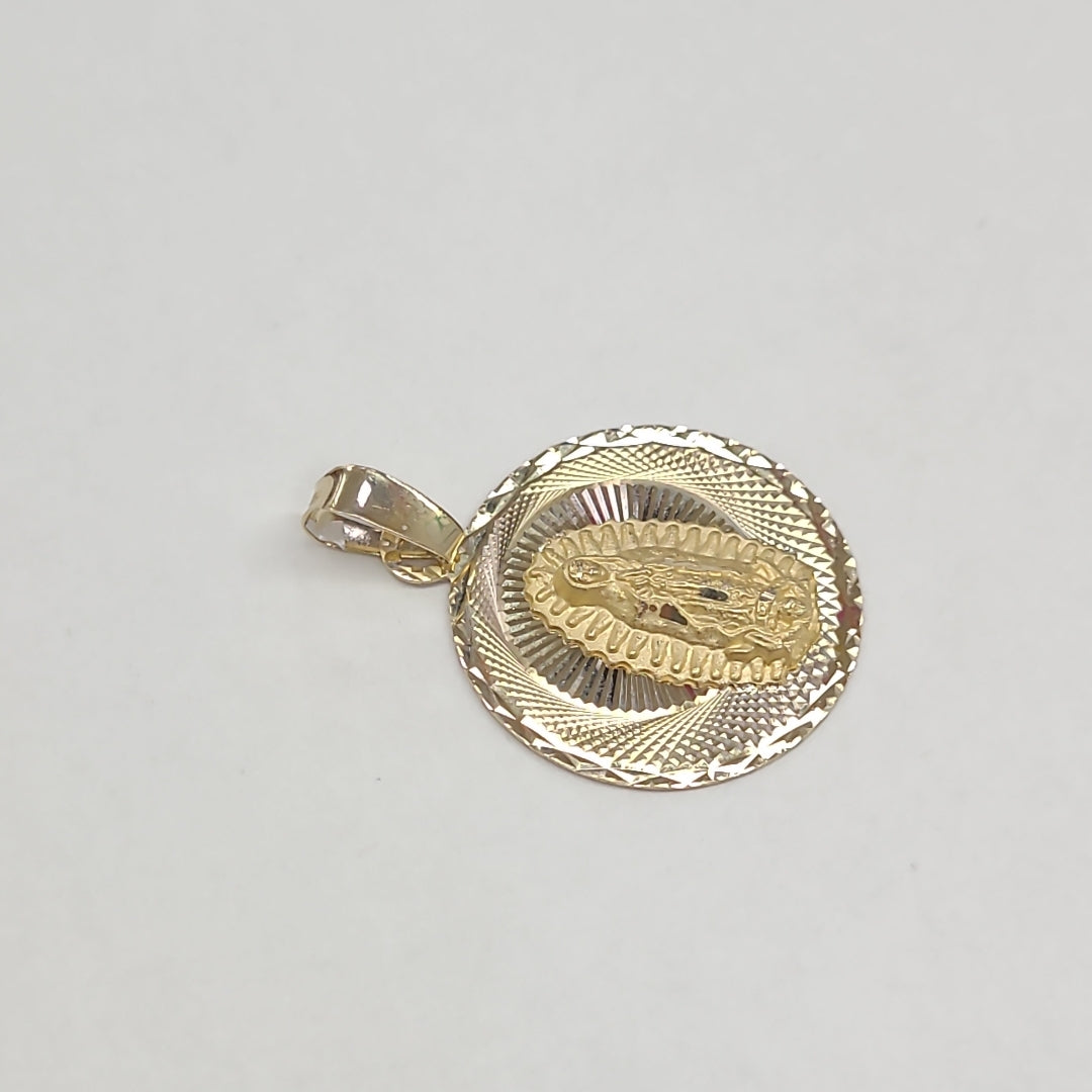 DIJE MEDALLA RELIGIOSA 14K 0.8 GR MR 6 (NUEVO)
