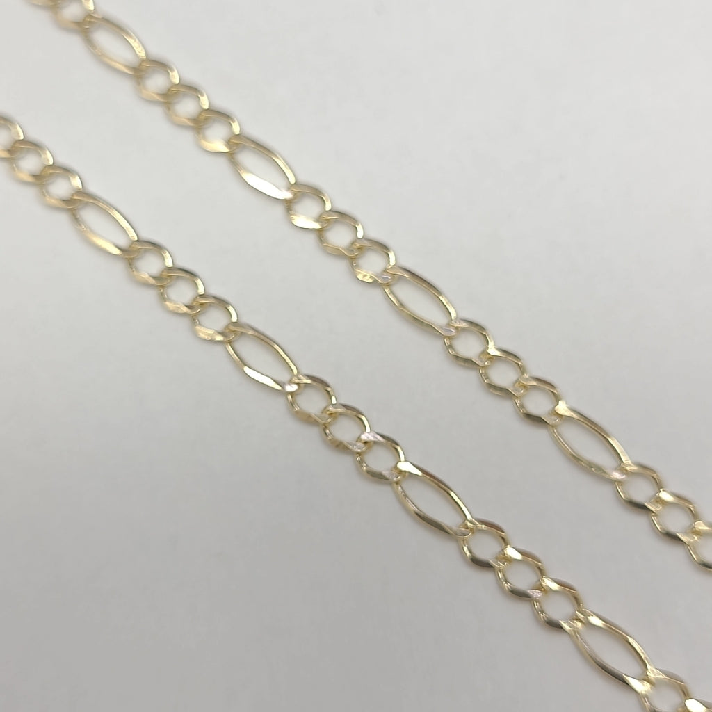CADENA TEJIDO 3X1 10K 55CM 4GR FIGAROROMBO060 (NUEVO)