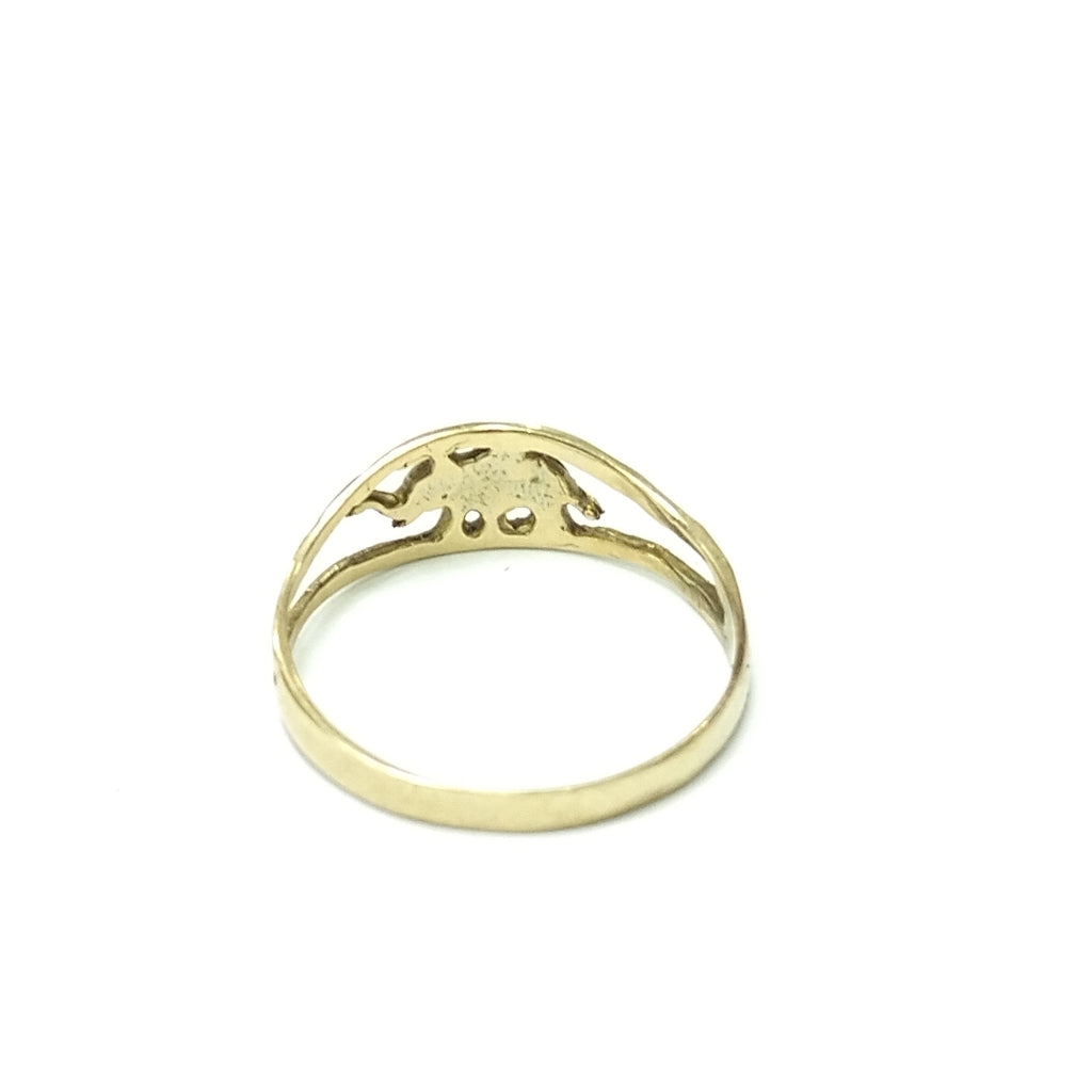 ANILLO ORO 10 K 1,10 GRMS (SEMINUEVO)