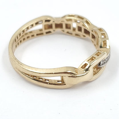 10198ANI01075B909 FRD15 ANILLOS DAMA ORO 14K 2.3GRS (NUEVO)