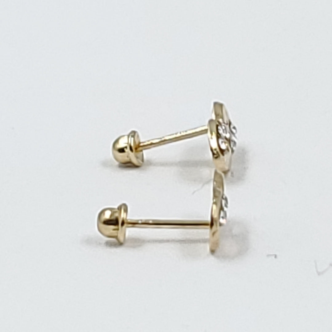 BROQUELES ORO 14K 1 (NUEVO)