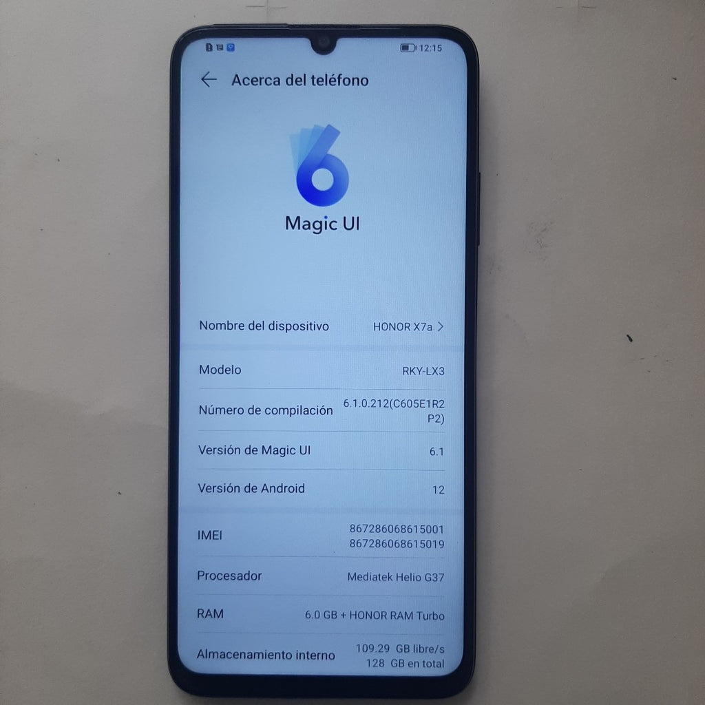 CELULAR HONOR X7A RKY-LX3 (SEMINUEVO)