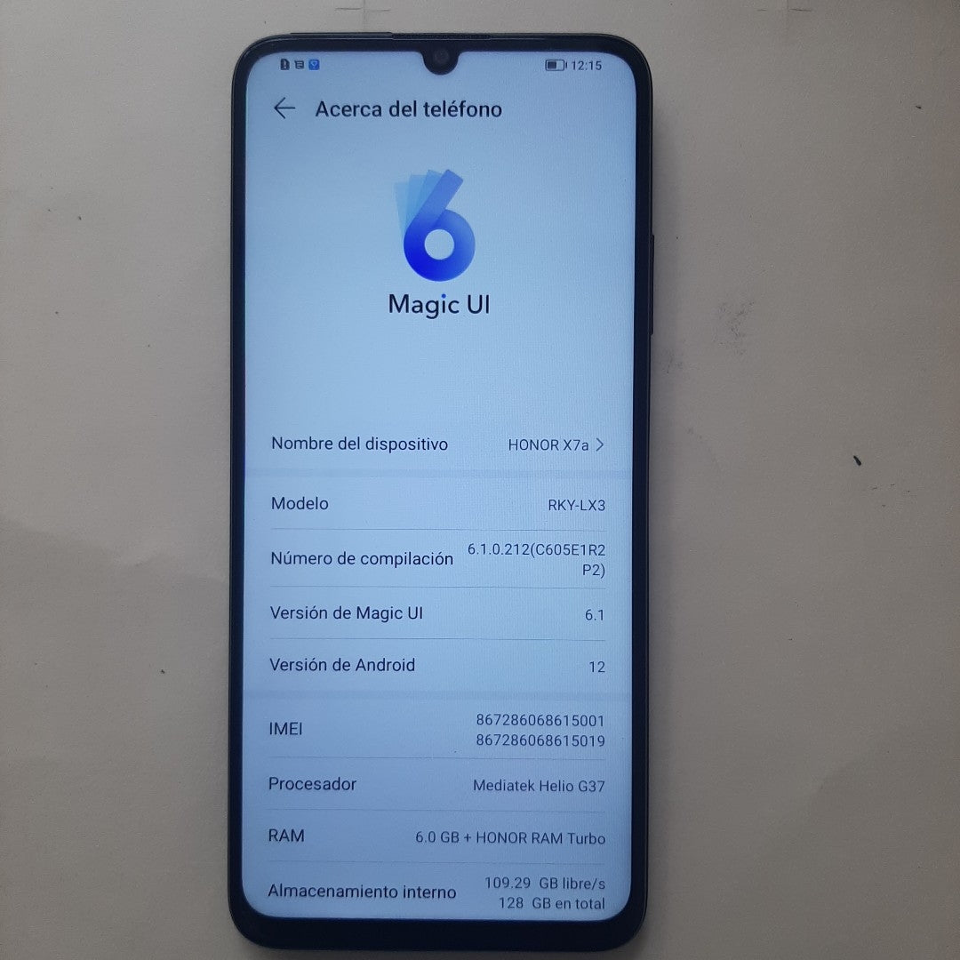 CELULAR HONOR X7A RKY-LX3 (SEMINUEVO)