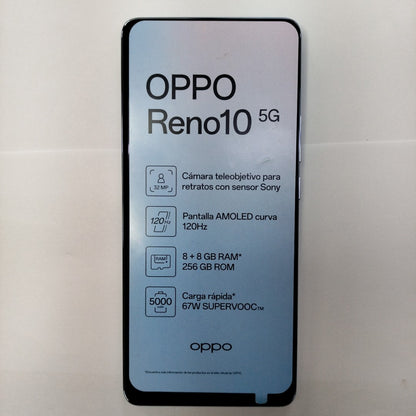 CELULAR OPPO  RENO10 5G CPH2531 (2023) 256 GB 8 GB RAM (SEMINUEVO)