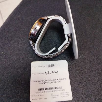 SMARTWATCH FOSSIL GEN 6 DW13F1 (FTW6077V) 42 MM GPS (SEMINUEVO)